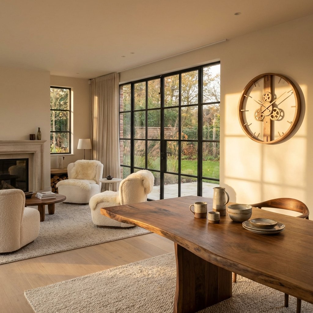 Cozy wooden interior